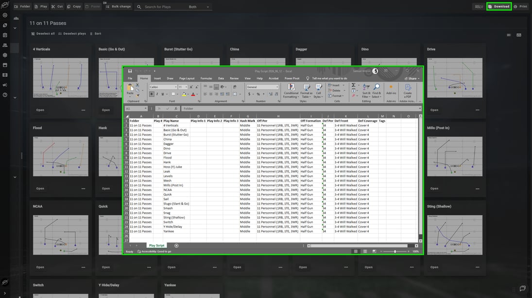 Feature 4 - Play Export