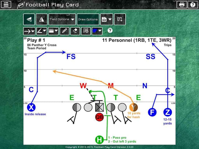 Football Play Card Version 