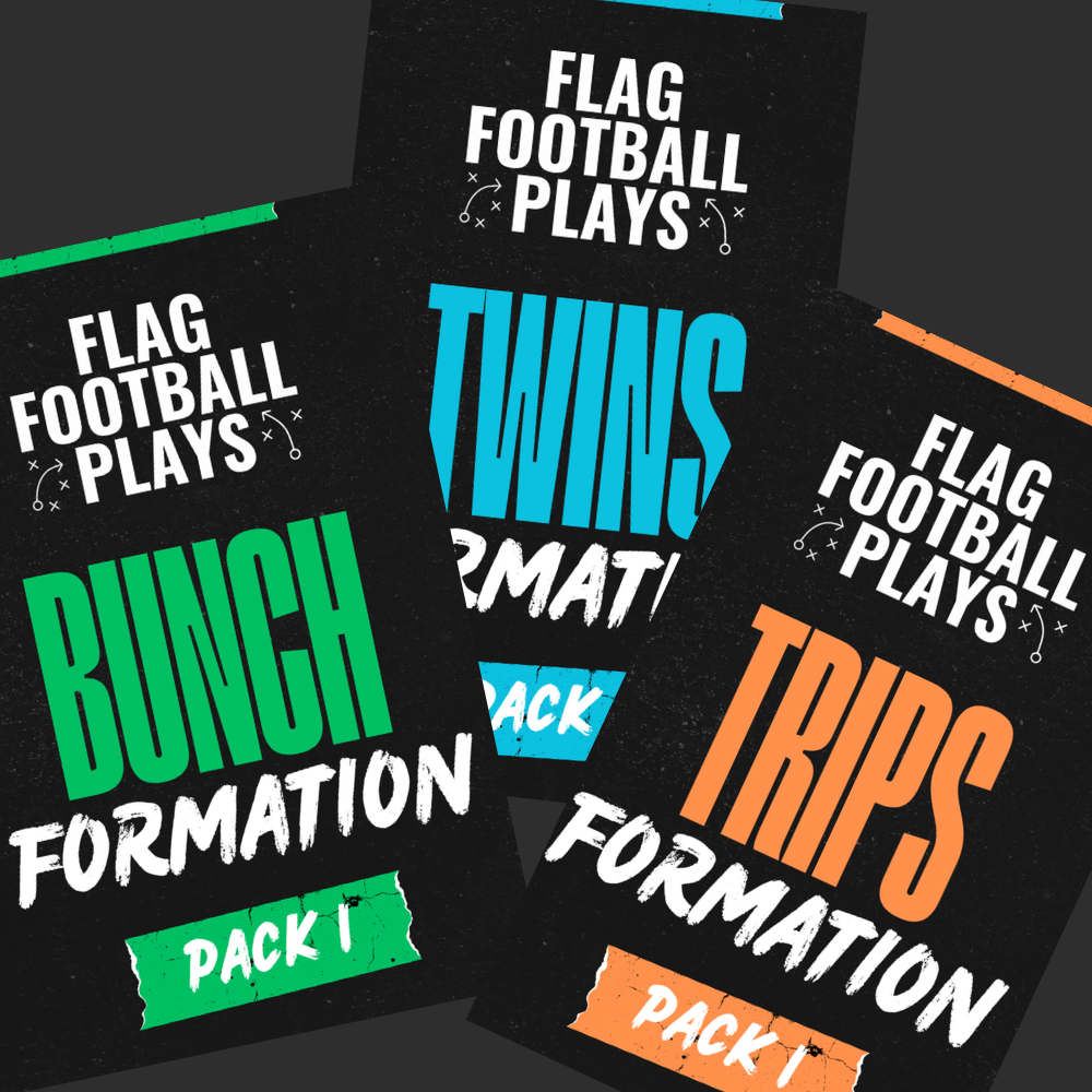 Global Flag Football Playbook: Bundle 1 (Bunch, Trips & Twins)