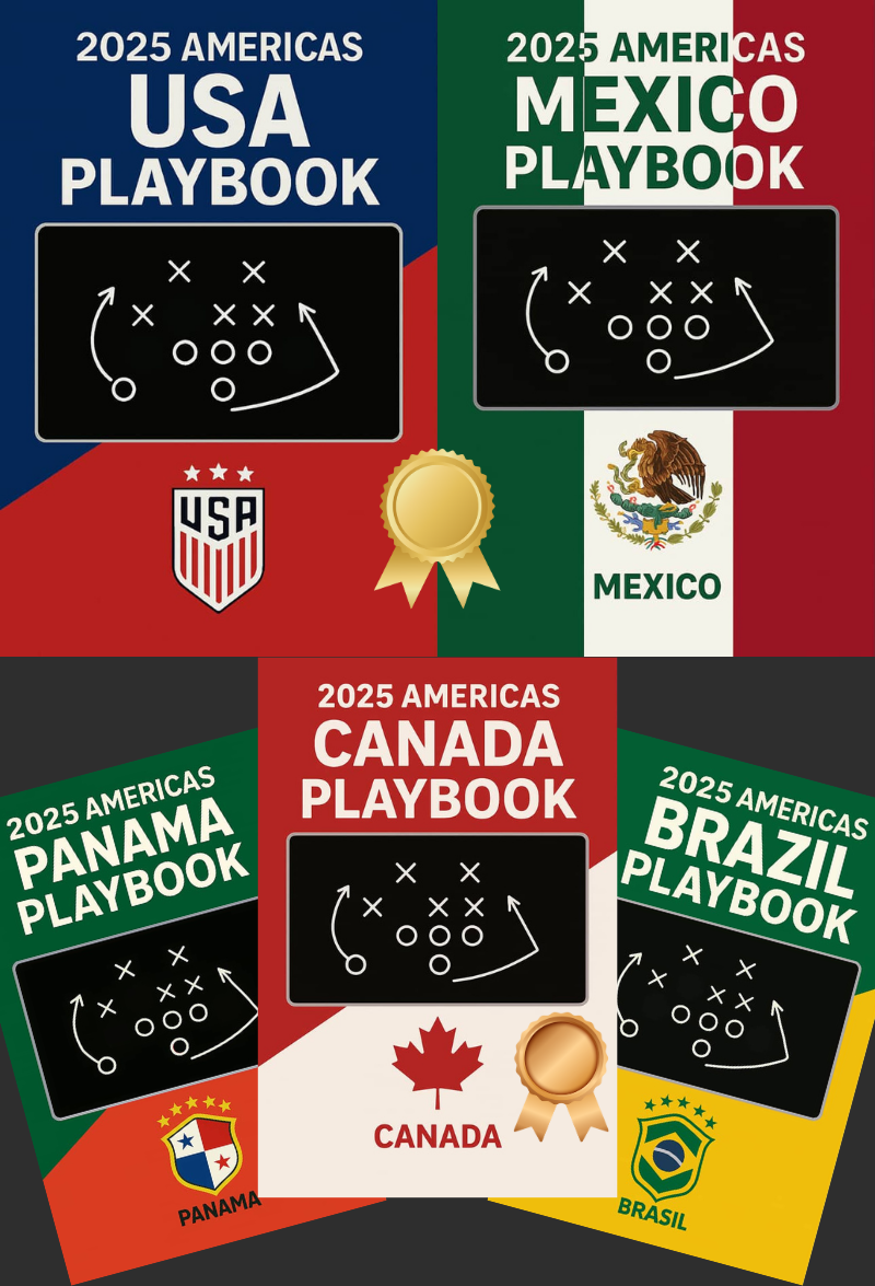 2025 Americas Flag Football Playbook Bundle - Top 5 Teams Edition