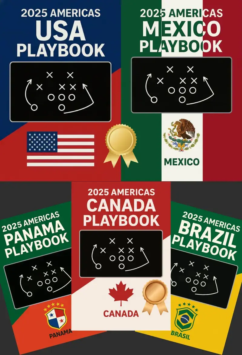 2025 Americas Flag Football Playbook Bundle - Top 5 Teams Edition